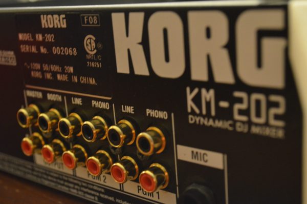 Korg KM-202 RCA Replacement Panel